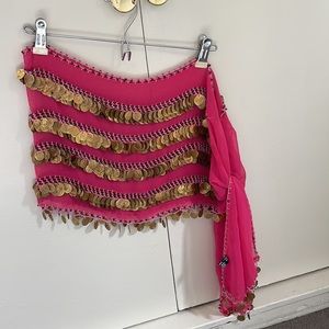 Belly dancing sash wrap scarf